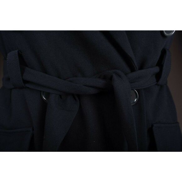 Zara Womens Blazer Dress Double Breasted Playsuit S Navy Blue Mini 2088/691 NWOT - Picture 3 of 4